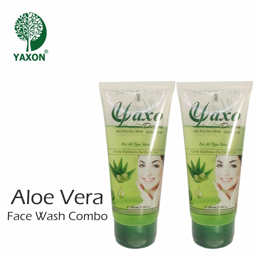 YAXO DERMA Aloe Vera Face Wash Combo